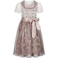 Nübler Dirndl Kinderdirndl 3-teilig Elena in Silber Taupe von Nübler von Nübler