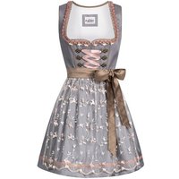 Nübler Dirndl Mini-Dirndl Jasmin in Grau von Nübler Größe 32 von Nübler