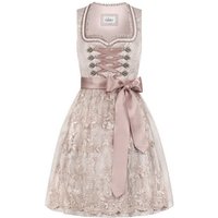 Nübler Dirndl Mini-Dirndl Tessa in Taupe von Nübler von Nübler