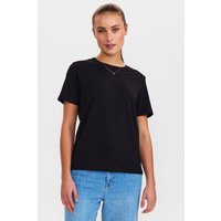 Nümph T-Shirt, Rundhals-Ausschnitt, für Damen, schwarz, XL von Nümph