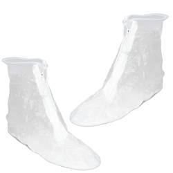 Schneeschuh-Protektoren, Staubdicht Waschbar Schutz Regen Überschuhe Wiederverwendbar Weiß für Outdoor-Aktivitäten(m) von Nunafey
