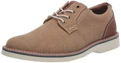 Nunn Bush Herren Barklay Leinen-Schnürschuh mit einfarbigem Zehenbereich Oxford, Khaki, 43 EU von Nunn Bush