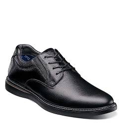 Nunn Bush Herren Bayridge Schnürschuh aus leichtem Leder Oxford, Schwarz, 43 EU Weit von Nunn Bush