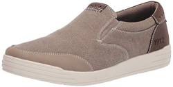 Nunn Bush Herren KORE City Walk Canvas Moc Toe Slip-On Sneaker, Stone, 42.5 EU von Nunn Bush