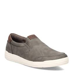 Nunn Bush Herren Kore City Walk Mokassin-Zehen-Sneaker-Stil, Schlupfschuh, Loafer Slipper, GRAU, 47 EU von Nunn Bush