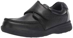 Nunn Bush Herren Legerer Loafer mit Cam-Strap und Klettverschluss, Leichter Schlupfschuh, Schwarz gewalkt, 43 EU von Nunn Bush