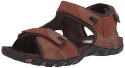 Nunn Bush Herren Rio Bravo Three Strap Outdoor Sport River Sandal with Hook and Loop Verschluss, hautfarben, 42 EU von Nunn Bush