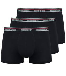 Nur Der 3er Pack Boxer Powerful Baumwolle enge Boxershorts Retro-Bund Unterhosen Herren von Nur Der