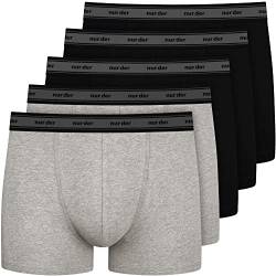 Nur Der 5er Pack Boxer GOTS Organic Cotton enge Boxershorts aus Bio-Baumwolle Unterhosen Herren von Nur Der