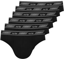 Nur Der 6er Pack 3D Flex Classic Slip aus atmungsaktiver Baumwolle Bewegungsfreiheit Männer Unterhosen Herren von Nur Der