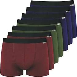 Nur Der 7er Pack Boxer Cotton Stretch Baumwolle enge Boxershorts Männer Unterhosen Herren von Nur Der