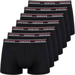 Nur Der 7er Pack Boxer Powerful Baumwolle enge Boxershorts Retro-Bund Unterhosen Herren von Nur Der