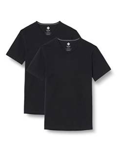 Nur Die 2er Pack T-Shirt 3D-Flex V-Neck Damen, schwarz, M von Nur Der