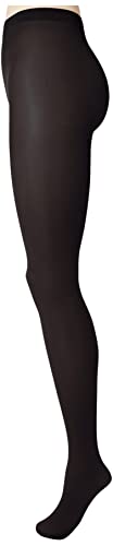 Nur Die 2er Pack Blickdicht 40 DEN Strumpfhose weiche matte Optik bequemer Bund Zwickel verstärkte Fußspitze Damen, Schwarz, 44-48 von Nur Die