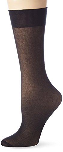 Nur Die Knie 30 DEN semi-blickdichte transparente Nylon Socken matte Optik mit Komfortbund Kniestrümpfe Damen von Nur Die