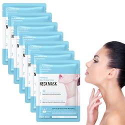 Neck Mask, Neck Anti-Wrinkle Pads, 7 Pieces Neck Lift Mask, Skin Care Pads For Neck, Moisturising Mask For Neck, Halspflegemaske Neck Skin Care, Dilute Neck Lines And Repair Neck (A) von Nurvidis