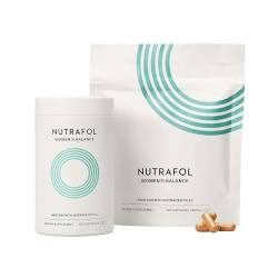 Nutrafol Women's Balance Klinisch bewährtes Haarwachstumsergänzungsmittel für sichtbar dickeres Haar und mehr Kopfhautabdeckung durch die Menopause (2-Monatsvorrat) von Nutrafol