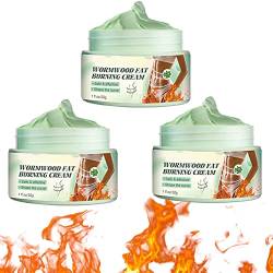 3 Pcs Herbslab Natural Wormwood Lymph Unclog Hot Cream, Detoxing&Shaping Cellulite Burning Cream, Slimming Fat Burning Cream for Belly Fat Burner and Tightening von Nutrigrub