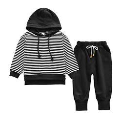 Nwada Baby Kleidung Set Junge Bekleidungssets Trainingsanz Hoodie T-Shirt Langarmshirts Sweatshirt + Hose Sporthosen 2Pcs Outfits 3-4 Jahre von Nwada