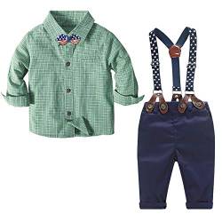 Nwada Herbst Kinderkleidung Kleiner Junge WeihnachtskostüM Kleinkind Elegantes KostüM Set Hemd Und Hose Und Fliege Alter 2-3 Jahre von Nwada