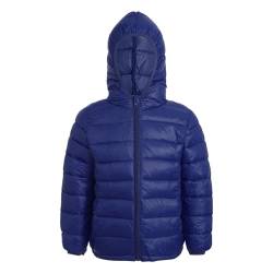 Nyeemya Kinder Mädchen Jungen Daunenjacke Langarm Kapuze Mantel Warmer Kapuzenparka Winterjacke Wintermantel Übergangsjacke Freizeit Outwear Dunkel Navy 158-164 von Nyeemya