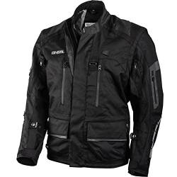 O'NEAL | Enduro-Jacke | Enduro MX | Wasserabweisendes Außenmaterial, Protektorentaschen an Rücken, Ellenbogen und Schultern | Baja Racing Jacket | Erwachsene | Schwarz | Größe L von O'NEAL