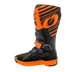 O'NEAL | Motocross-Stiefel | Enduro Motorrad | Anti-Rutsch Außensohle für maximalen Grip, Ergonomischer Fersenbereich, Perforiertes Innenfutter | RMX Boot EU | Erwachsene | Schwarz-Orange | Größe 46 von O'NEAL