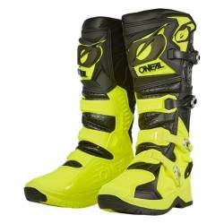 O'NEAL | Motocross-Stiefel | Enduro Motorrad | Anti-Rutsch Außensohle für maximalen Grip, Hitzeschutz aus hochwertigem Mikrofaser | RMX PRO Boot V.24 | Erwachsene | Schwarz Neon Gelb | Größe 40 von O'NEAL