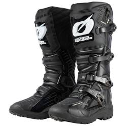 O'NEAL | Motocross-Stiefel | Enduro Motorrad | Fuß & Schaltzonenschutz, Mikrofaser Hitzeschutz, Perforiertes Innenfutter für bessere Belüftung | Boots RMX Enduro | Erwachsene | Schwarz | Größe 42 von O'NEAL