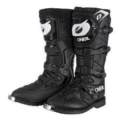 O'NEAL | Motocross-Stiefel | Enduro Motorrad | Komfort durch Air-Mesh-Innenleben, vier Verschlussschnallen, hochwertiges Synthetik-Material | Boots Rider Pro | Erwachsene | Schwarz | Größe 42 von O'NEAL