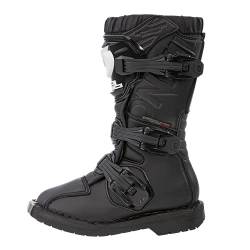 O'NEAL | Motocross-Stiefel | Kinder | Enduro Motorrad | Komfort durch Air-Mesh-Innenleben, vier Verschlussschnallen, hochwertiges Synthetik-Material | Boots Rider Pro Youth | Schwarz | Größe 1/33 von O'NEAL