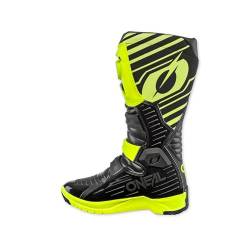 O'NEAL Motocross Stiefel RMX Boot EU I Enduro Motorrad I Ergonomische Motorradschuhe Herren & Damen mit Anti-Rutsch Sohle I Schwarz Neon-Gelb I Größe 40 von O'NEAL