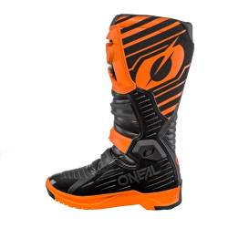 O'NEAL Motocross Stiefel RMX Boot EU I Enduro Motorrad I Ergonomische Motorradschuhe Herren & Damen mit Anti-Rutsch Sohle I Schwarz-Orange I Größe 47 von O'NEAL