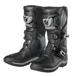 O'NEAL | Motorradstiefel | Enduro Adventure | Robuster & wasserdichter Tourenstiefel, Metallverstärkte Innensohle, Austauschbares Fußbett | Sierra Pro Boot | Erwachsene | Schwarz | Größe 41 von O'NEAL