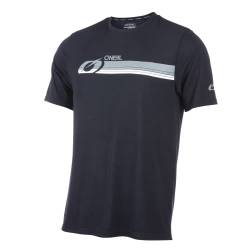 O'NEAL | Mountainbike-Shirt | MTB Mountainbike DH Downhill FR Freeride | Atmungsaktives Material, Schnell trocknend, antibakteriell | Slickrock Jersey V.22 | Erwachsene | Schwarz Grau | Größe L von O'NEAL