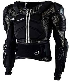 O'NEAL | Protektoren-Jacke | Kinder |Motocross Enduro | Verstellbare Stretchbänder, Hochschlagfestes IPX®-Material, Mesh-Paneele zur Kühlung | Underdog Protector Jacke Youth | Schwarz | Größe M von O'NEAL