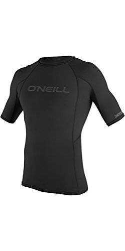 O';Neill Thermo-X Kurzarmshirt mit runden Top Schwarz - Easy Stretch Schnell Dry - Wasserabweisung, Geruchsbeständigkeit von O'Neill