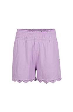 O'NEILL Damen AVA Smocked Shorts Kurze Hosen, 14513 Lila Rose, M-L von O'Neill