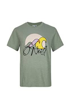 O'NEILL Damen Luano Graphic T-Shirt, 16017 Lily Pad, L/XL von O'Neill