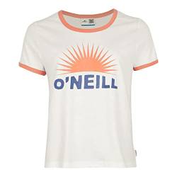 O'NEILL Damen Marri Ringer T-Shirt, 11010 Schneeweiß, L/XL von O'Neill