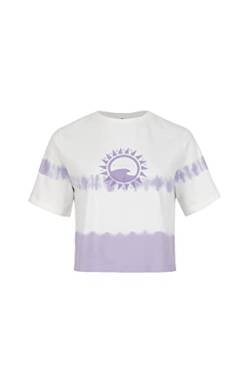 O'NEILL Damen Wow Cropped T-Shirt, 34519 Purple Tie Dye, L/XL von O'Neill