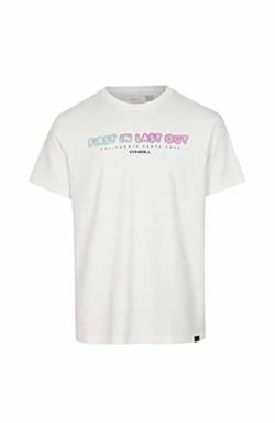 O'NEILL Herren Neon T-Shirt, 11010 Schneeweiß, S/M von O'Neill