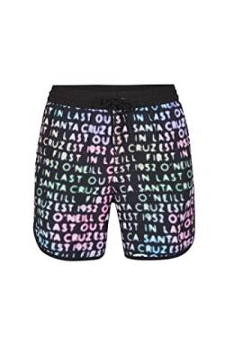 O'NEILL Herren Scallop 16" Swim Shorts Badehose, 39035 Black Neon Lights, S/M von O'Neill