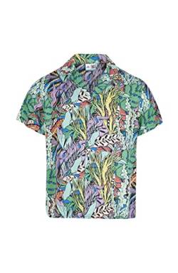 O'NEILL Herren Seareef Shirt Hemd, 35096 Blue Comic Seaweed, L/XL von O'Neill