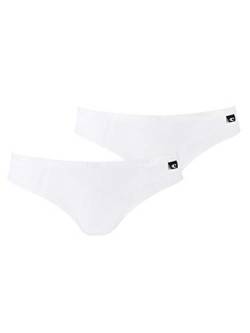 O'Neill Damen Basic Bikini Slip 2-Pack I White (1010) I S von O'Neill