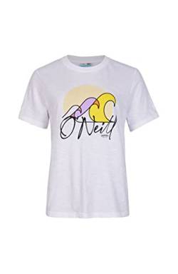 O'Neill Damen Luano Graphic T-Shirt, 11010 Schneewittchen, M-L von O'Neill