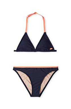 O'Neill Girl's Essential Triangle Girls Bikini Set, Peacoat, 152 von O'Neill