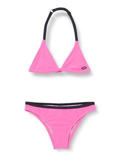 O'Neill Girl's Essential Triangle Girls Bikini Set, Rosa Shocking, 140 von O'Neill