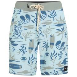 O'Neill - Hyperfreak Mysto Scallop 19'' Boardshorts - Badehose Gr 30 grau von O'Neill