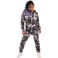 O'Poppy Jumpsuit Damen camo urban grey (1-tlg) mit Kapuze und Eingrifftaschen von O'Poppy